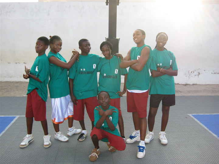 Ghana Africa Basketball Coaching Team