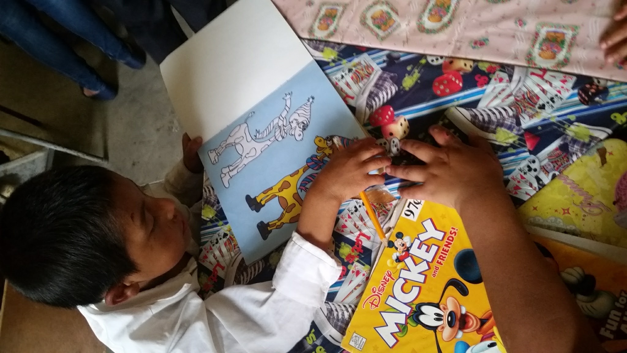 Guatemala Volunteer After School Coloring