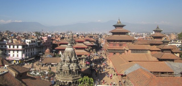 Rooftop View in Kathmandu, Nepal