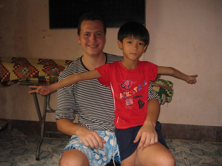 Vietnam Volunteer Mikkel Larsen Smiles